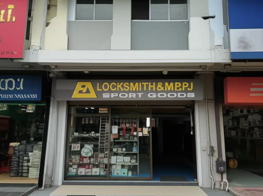 EA LOCKSMITH&PJ SPORT GOODS 1 EA Locksmith & PJ Barang Sukan: Perkhidmatan dan Barang Terbaik