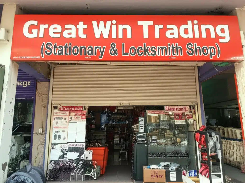 Great Win Trading (Stationary & Locksmith Shop) 1 Great Win Trading: Kedai Stesenari & Tukang Kunci Terpercaya
