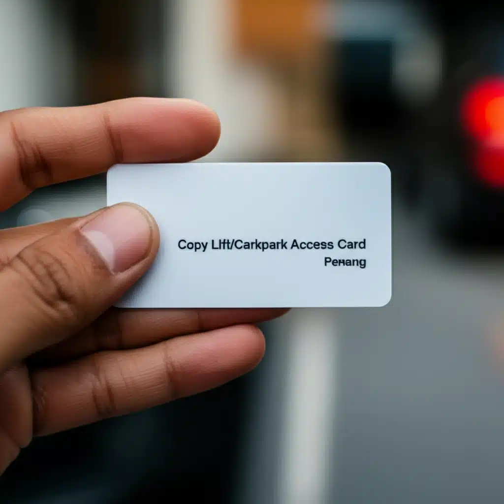Copy Lift/Carkpark Access Card Penang 1 Kad Akses Lif/Taman Kereta Copy di Penang: Solusi Mudah