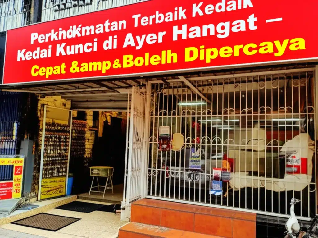 Kedai Kunci Ayer Hangat: Perkhidmatan Cepat & Boleh Dipercaya