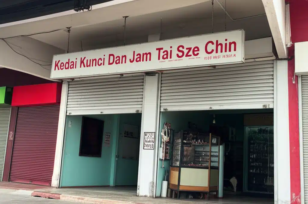 Kedai Kunci Dan Jam Tai Sze Chin 1 Kedai Kunci Dan Jam Tai Sze Chin: Perkhidmatan Kunci & Jam Terpercaya