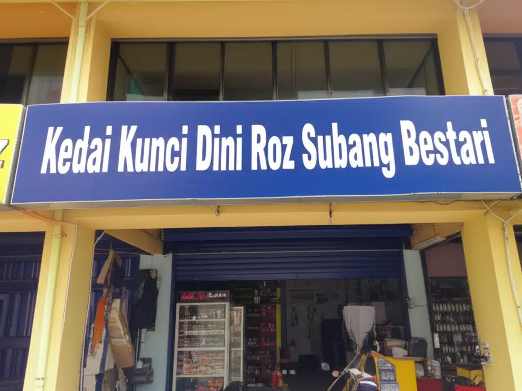 Kedai Kunci Dini Roz Subang Bestari: Perkhidmatan Kunci Terbaik