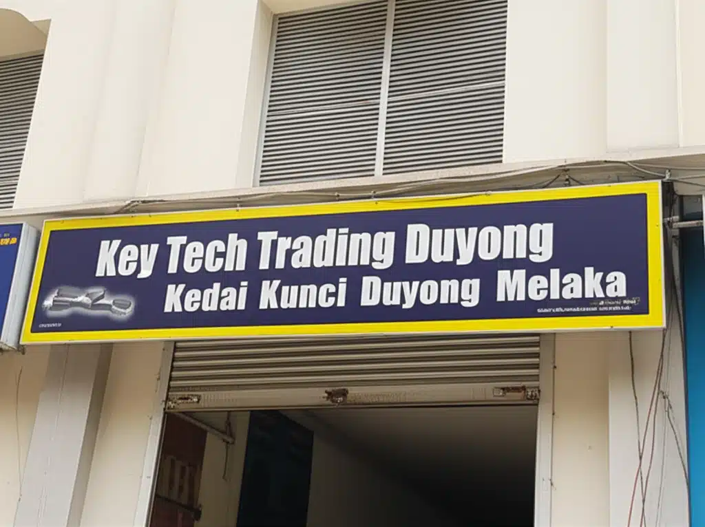 Key Tech Trading Duyong (Kedai Kunci Duyong Melaka) 1 Kedai Kunci Duyong Melaka: Key Tech Trading Servis & Produk