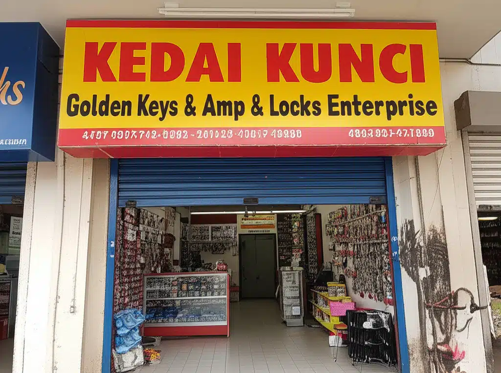 Kedai Kunci Golden Keys & Locks Enterprise: Pakar Kunci & Kekunci
