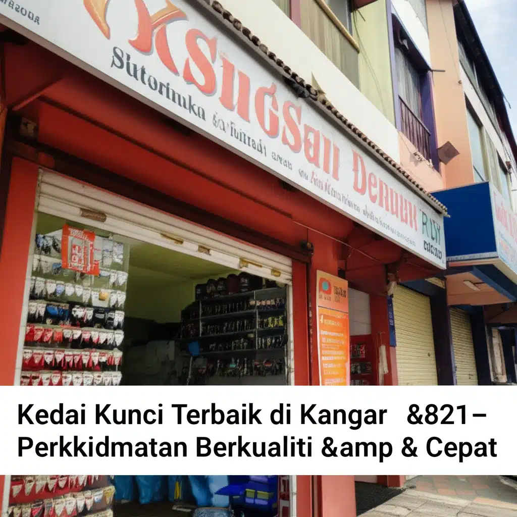 Kedai Kunci Terbaik di Kangar - Perkhidmatan Berkualiti & Cepat 1 Kedai Kunci Kangar: Perkhidmatan Kunci Berkualiti & Cepat