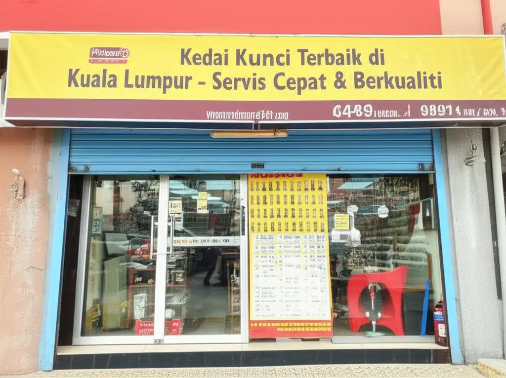 Kedai Kunci Terbaik di Kuala Lumpur - Servis Cepat & Berkualiti 1 Kedai Kunci Kuala Lumpur - Servis Cepat, Berkualiti & Terjamin