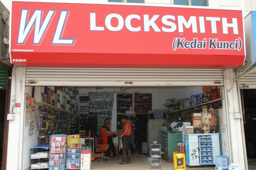 Kedai Kunci WL Locksmith: Perkhidmatan Kunci dan Kekunci Terdekat