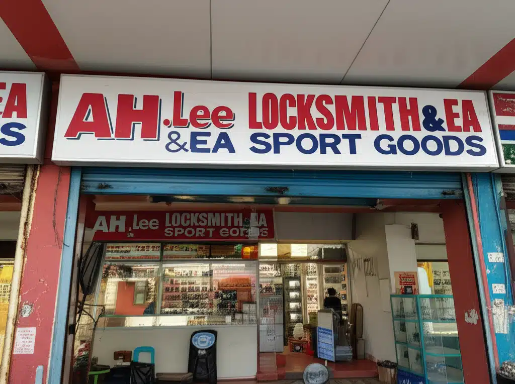 AH.Lee LOCKSMITH&EA SPORT GOODS 1 Perkhidmatan Ahli Kunci & Barang Sukan AH.Lee: Locksmith & EA Sport Goods