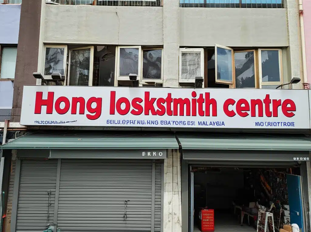 Hong locksmith centre 1 Pusat Tukang Kunci Hong: Perkhidmatan Kunci & Keselamatan Terdepan