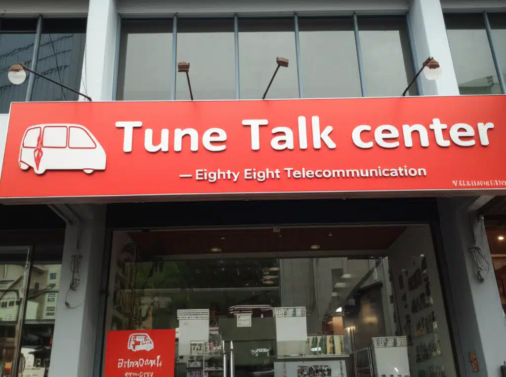 Pusat Tune Talk di Eighty Eight Telecommunication - Perkhidmatan Telekom terbaik