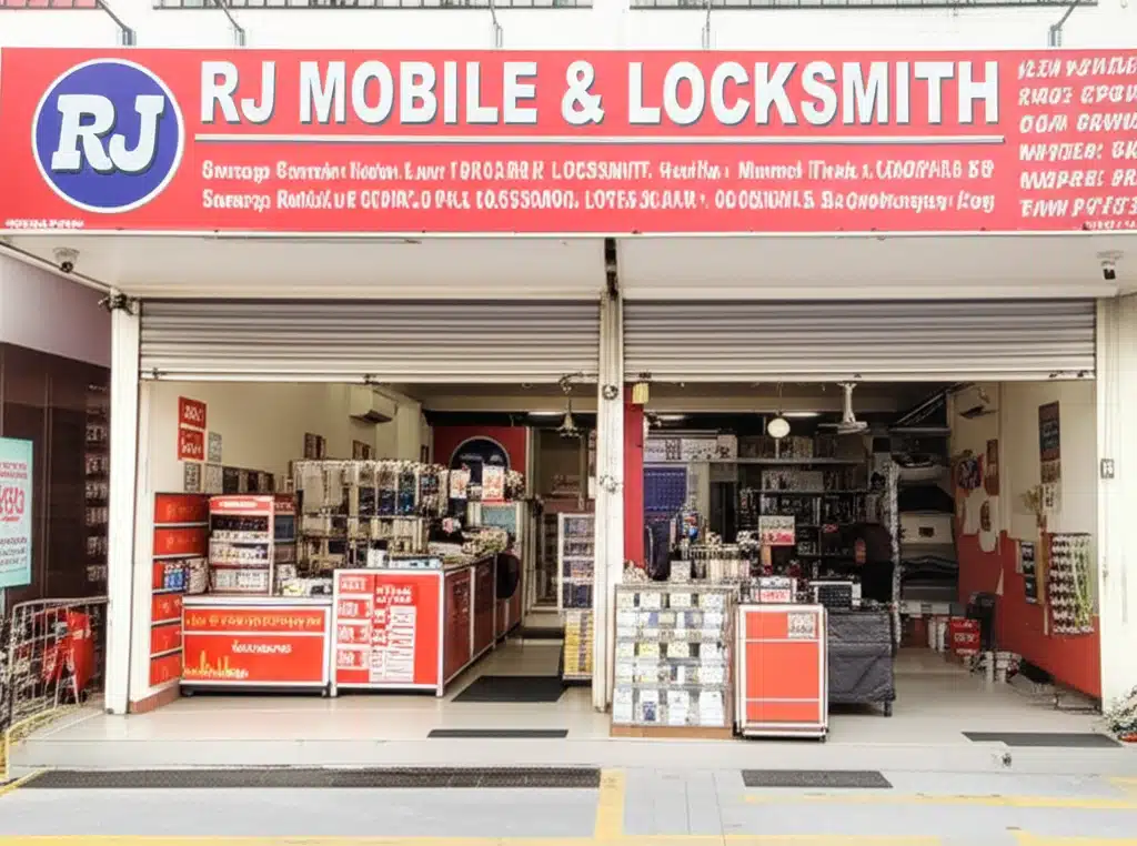 RJ MOBILE & LOCKSMITH 1 RJ Mobile & Locksmith: Perkhidmatan Kunci & Telefon Bimbit Andal