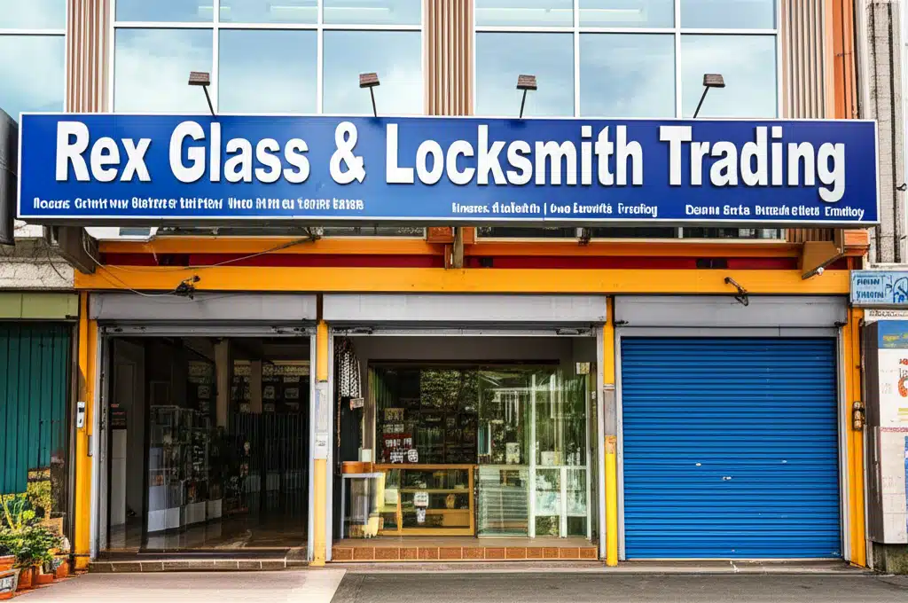 Rex Glass & Locksmith Trading: Perkhidmatan Kaca dan Kunci Profesional