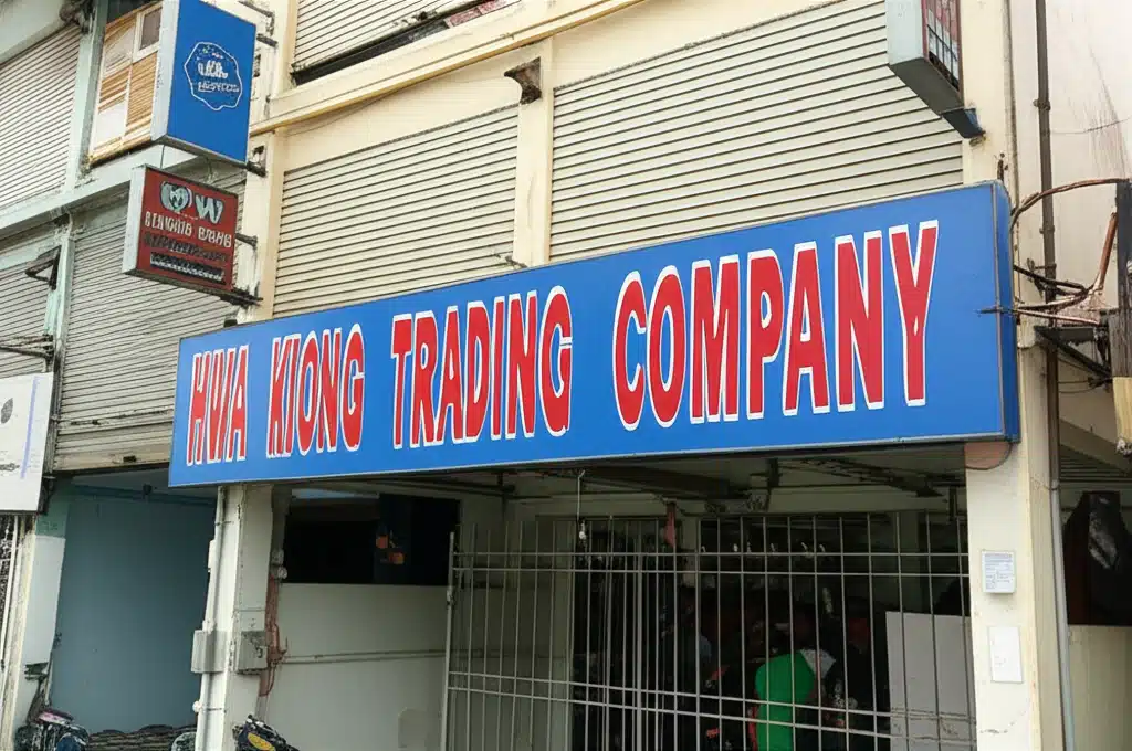 Syarikat Perdagangan Hwa Kiong: Gambar Premis Perniagaan